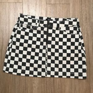 Checkered Urban Outfitters BDG mini skirt